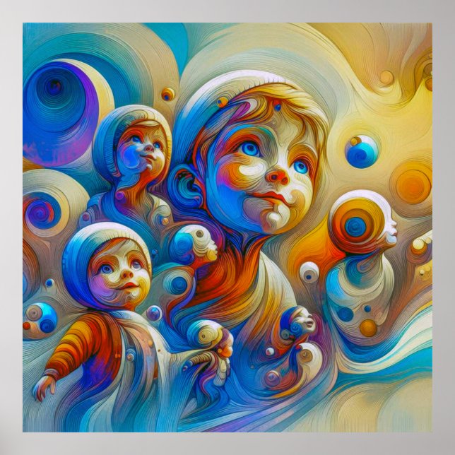 Póster Poemas inocentes (Frente)