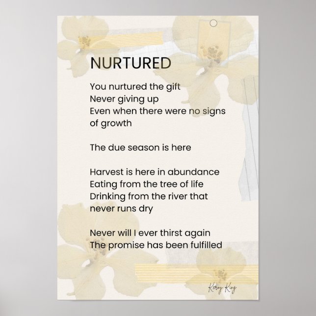 Póster Poesía de poesía animadora (Frente)