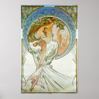 Poesía Poster de Art Nouveau