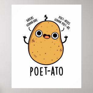 Póster Poeta-ato Funny Veggie Potato Pun