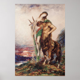 Póster Poeta muerto siendo llevado por un Centaur (atarde