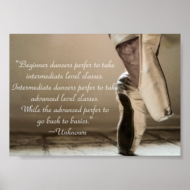 Póster Pointe Shoe poster (Frente)