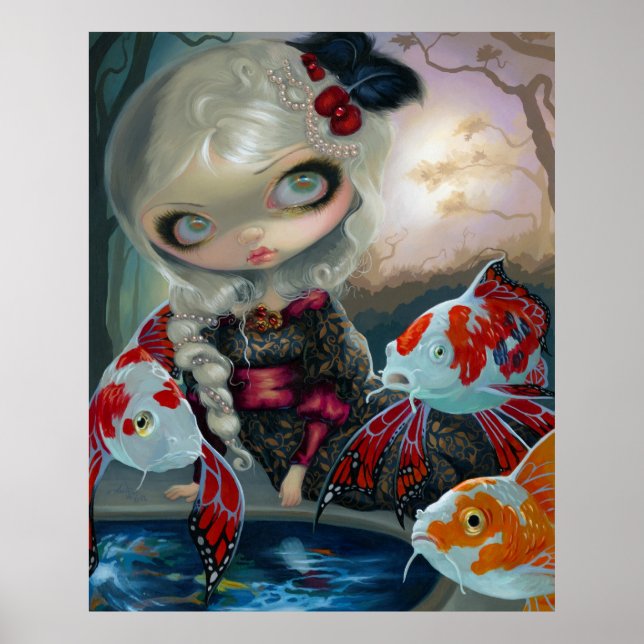 Póster Poissons Volants Le Bassin des Carpes ART PRINT (Frente)