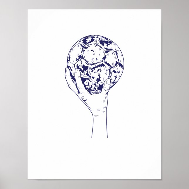 Póster Pokal de balonmano (Frente)