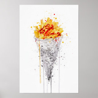Póster Poke de Patatas Fritas
