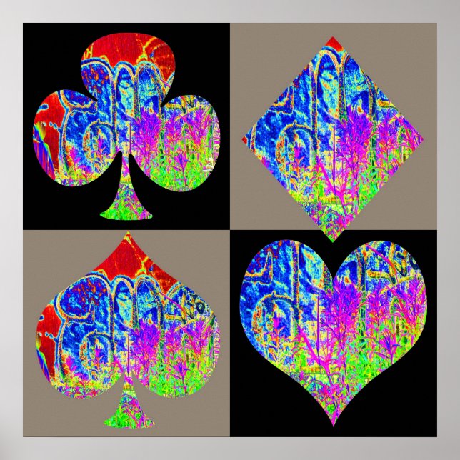 Póster Poker: Amantes del Graffiti Juego de Poker (Frente)