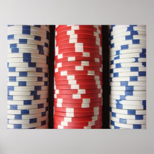 Póster Poker Chips