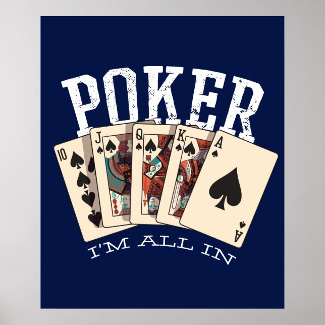 Póster Poker Im All In (Frente)