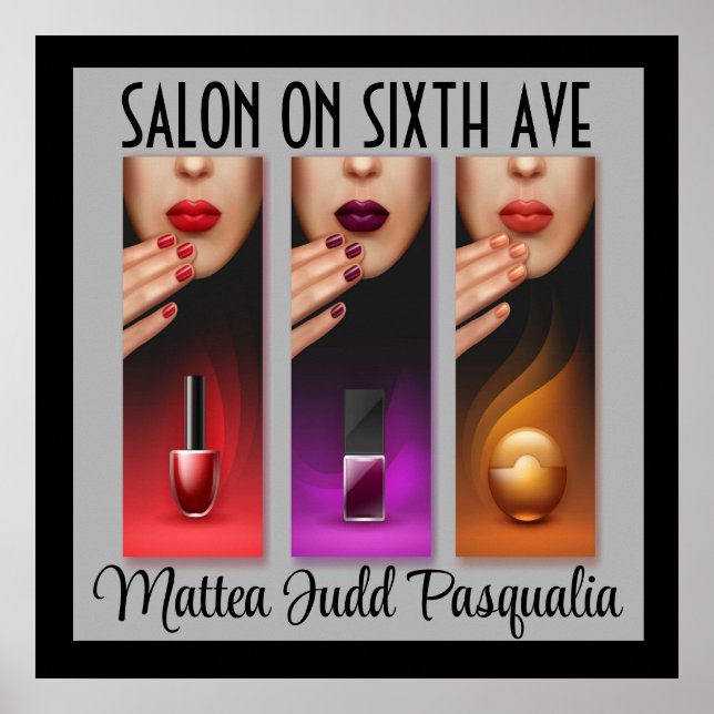 Póster Polaco esas paredes elegantes (Frente)