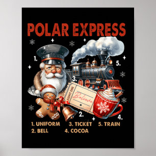 Póster Polar Norte Expreso en todo el extranjero cree que