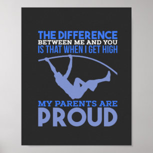 Póster Pole Vault - My Parents Are Proud