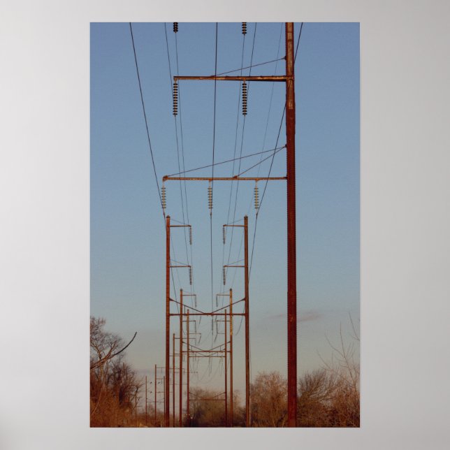 Póster Pole Wires Photo Poster (Frente)