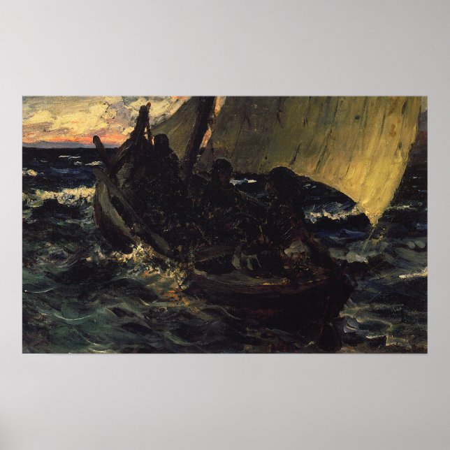 Póster Polenov - Barka (Frente)