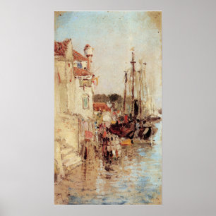 Póster Polenov - Canales de Venecia