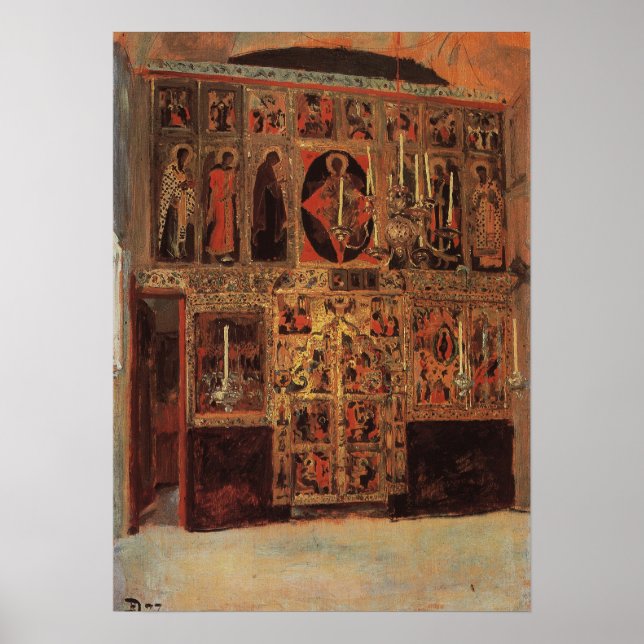 Póster Polenov - Catedral De La Bendita Virgen María (Frente)