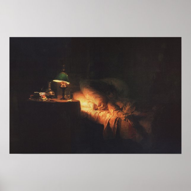 Póster Polenov - Chica enfermo (Frente)