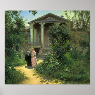 Póster Polenov - El huerto de la abuela
