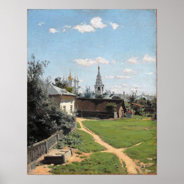 Póster Polenov - Patio de Moscú (Frente)