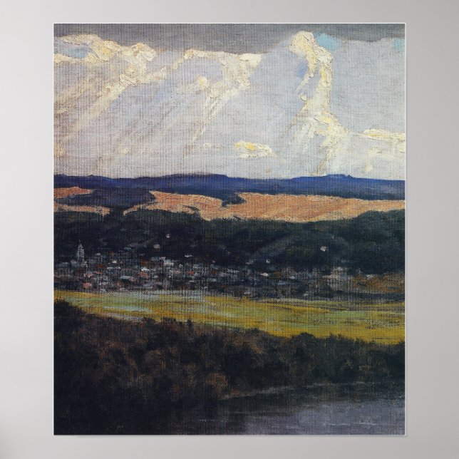 Póster Polenov - Tarusa, Del Alto Banco Del Oka (Frente)