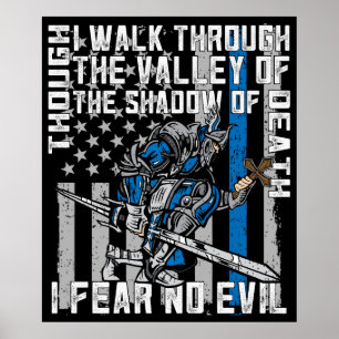 Póster Police Crusader I Fear No Evil