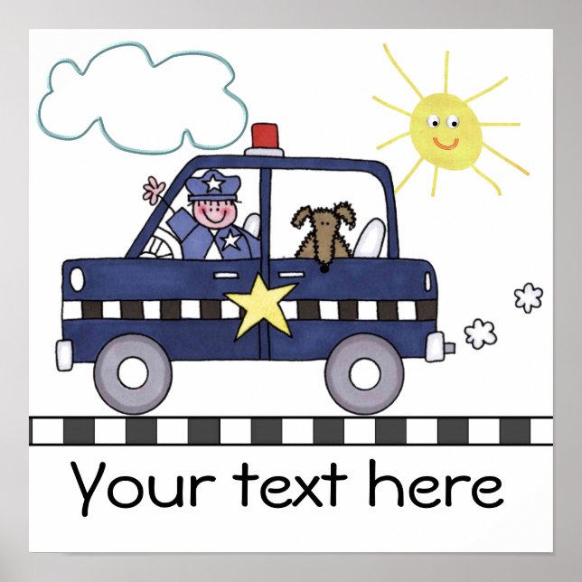 Póster Police Man (Frente)