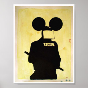 Póster policía