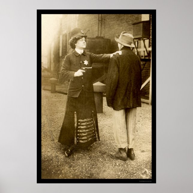 Póster Policía arresta a 1909 (Frente)