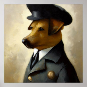Póster Policía de perros