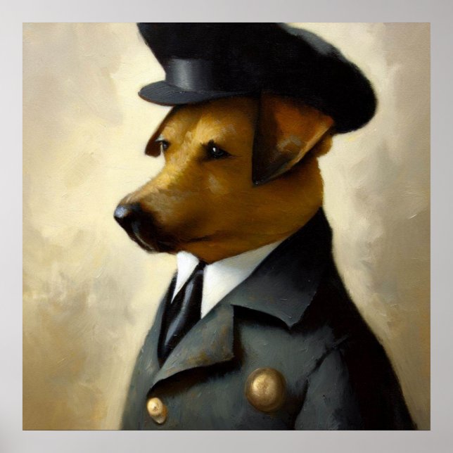 Póster Policía de perros (Frente)