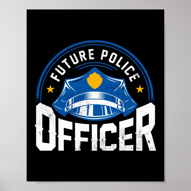 Póster Policía Futuro (Frente)