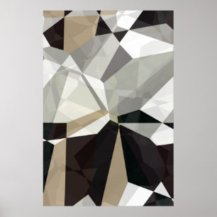 Póster Polígonos abstractos 212