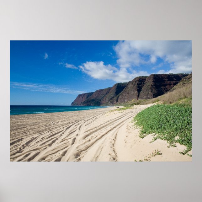 Póster Polihale, Kaua'i (Frente)