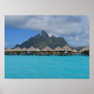 Póster Polinesia Francesa Bora Bora