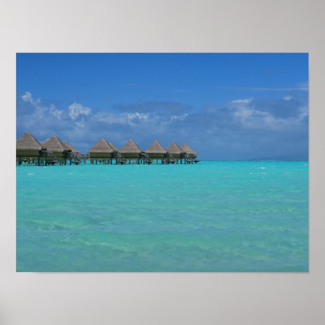 Póster Polinesia Francesa Bora Bora (Frente)