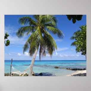 Póster Polinesia Francesa de Rangiroa