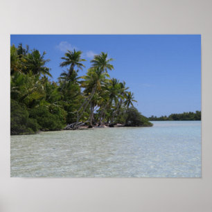 Póster Polinesia Francesa de Rangiroa