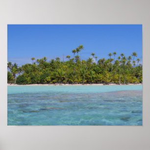 Póster Polinesia Francesa de Rangiroa