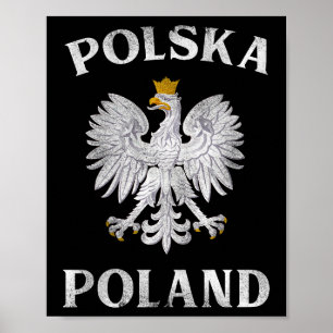 Póster Polish Eagle T Poland Coat Of Arms Polska