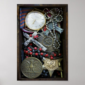 Póster Polish WWII War Memorabilia Print