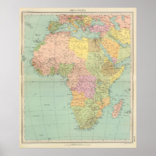 Póster Política de África de 10708