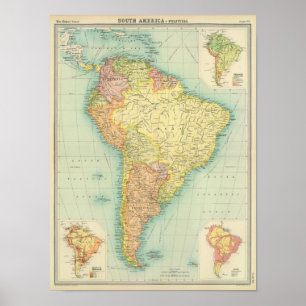 Póster Política de Sudamérica