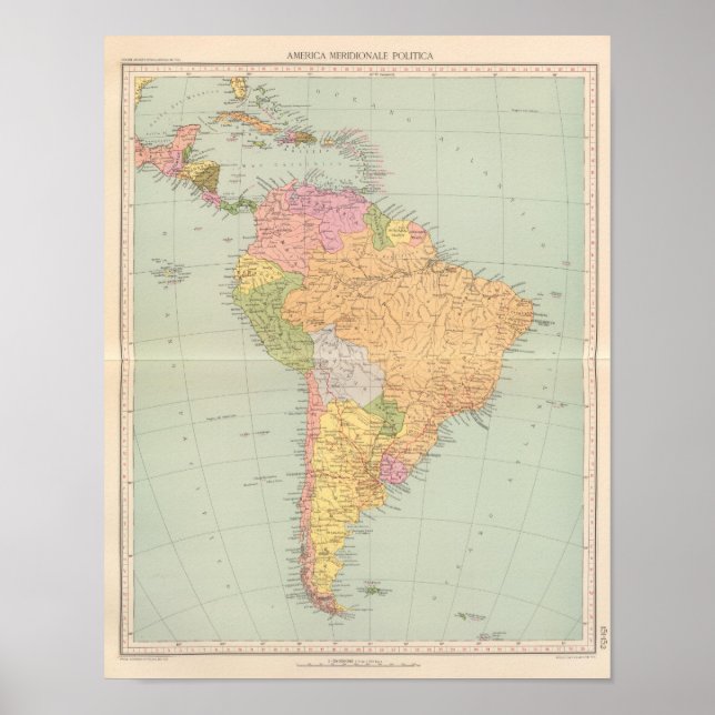 Póster Política de Sudamérica de 15152 (Frente)