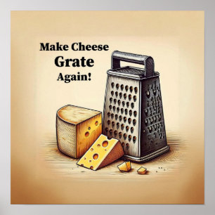 Póster Política graciosa y cursi