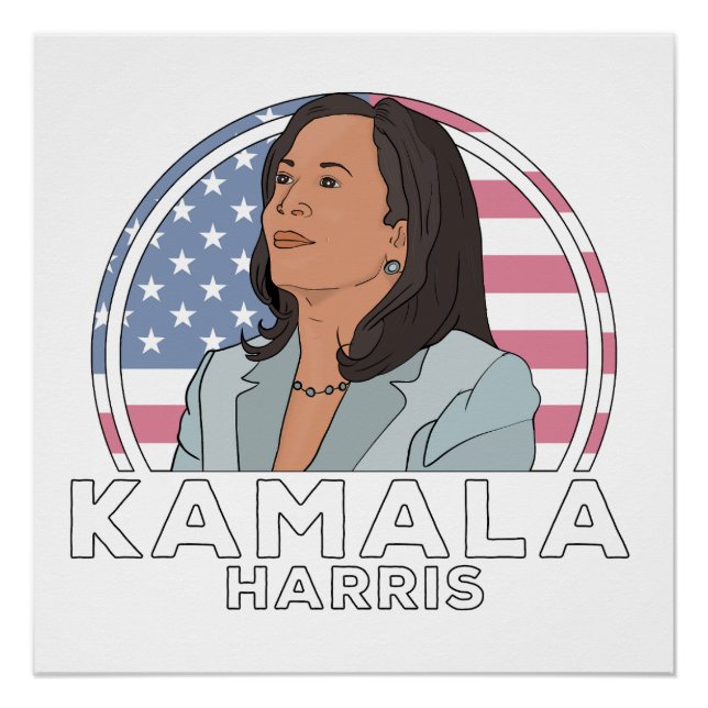 Póster Política Kamala Harris (Anverso)