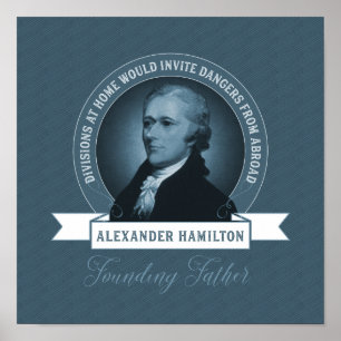 Póster Política y política exterior de Alexander Hamilton