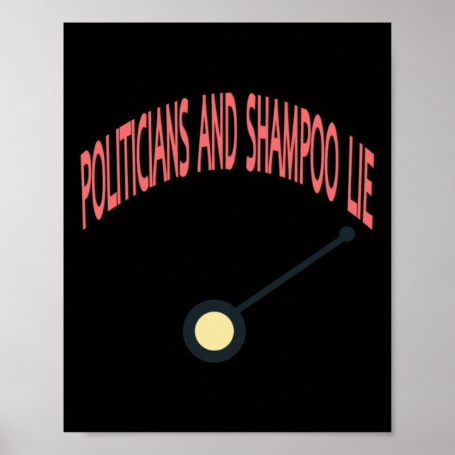 Póster Políticos Y Shampoo Mie (Frente)