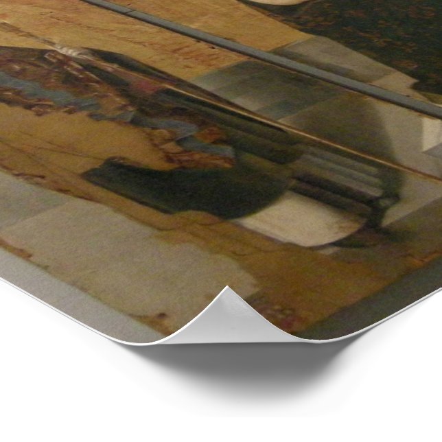 Póster Polittico di San Gregorio – Antonello da Messina (Esquina)