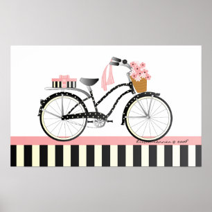 Póster Polka Dot Bicycle