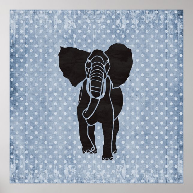 Póster Polka elefante (Frente)