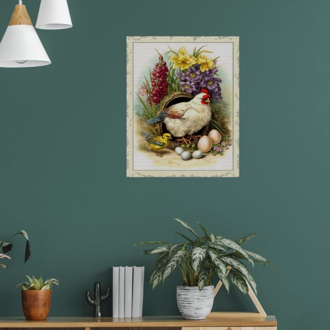 Póster Pollo de Pascua (Salón 1)